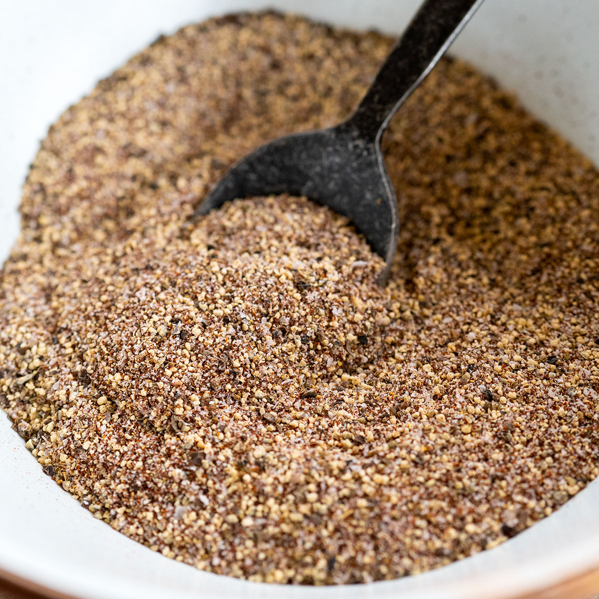 all-purpose BBQ rub combined in bowl.