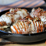 Hasselback Sweet Potatoes from Girls Can Grill