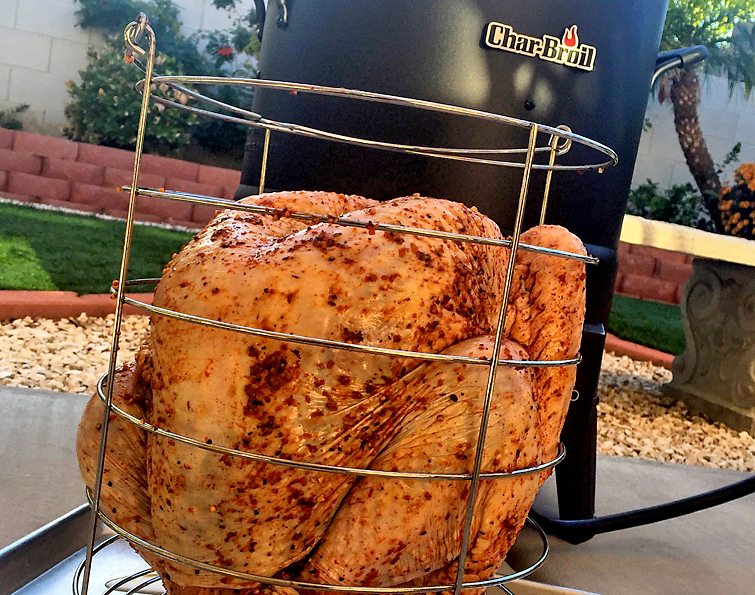 Oil-Less Fried Turkey from Girls Can Grill