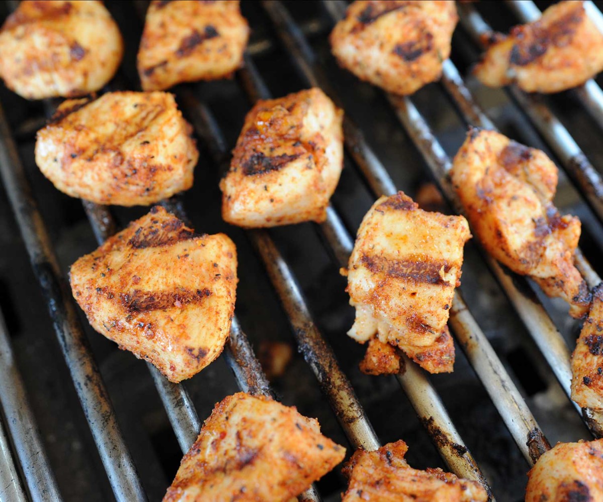 Grilled ChickFilA Nuggets & Honey Mustard Sauce Girls Can Grill