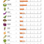 infographic of different vegetables and grill times