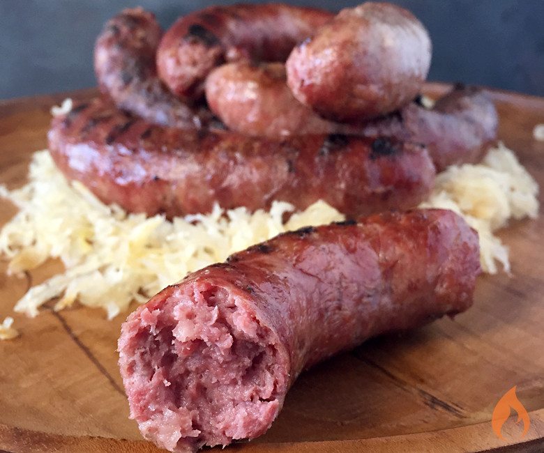 Corned Beef Brisket Sausage - Girls Can Grill