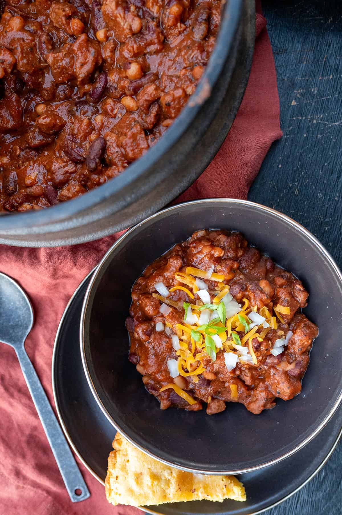 Bowl of smoked tri-tip.