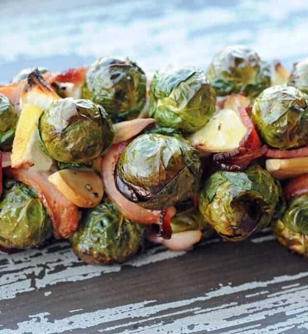 Brussels Sprouts Bacon Weave