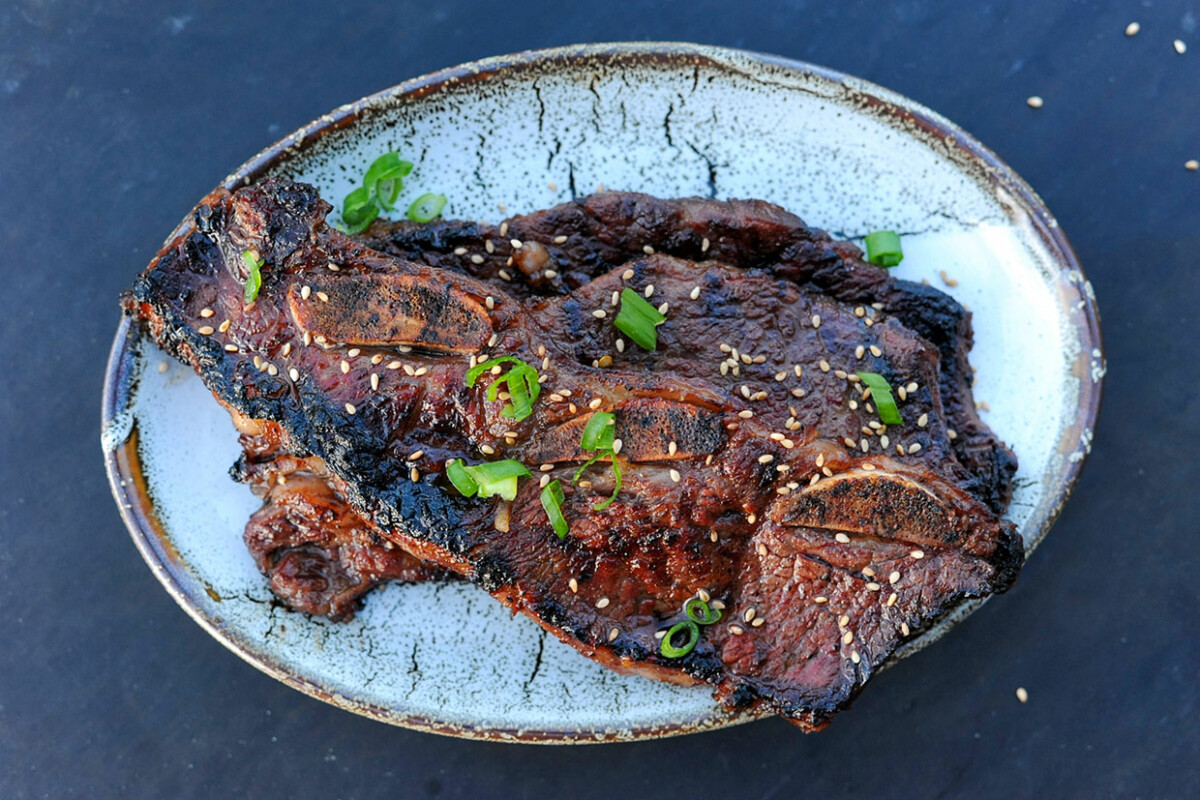 Grilled Kalbi Ribs (Korean Short Ribs) Girls Can Grill