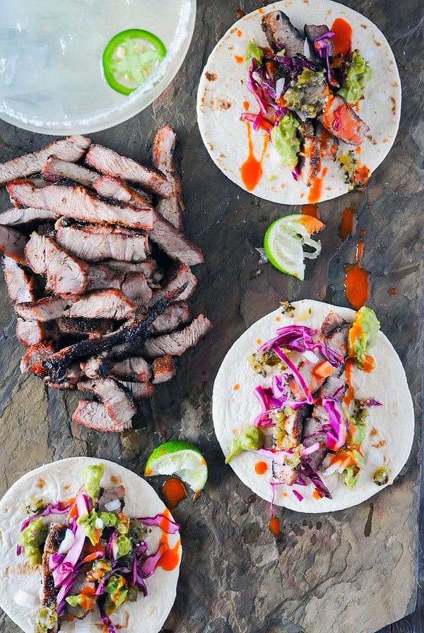 Pork Steak Tacos.