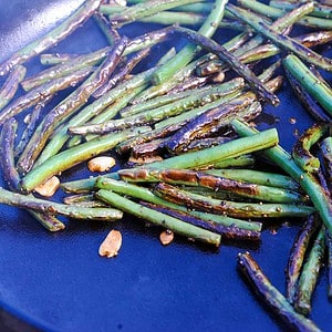 garlic green beans.