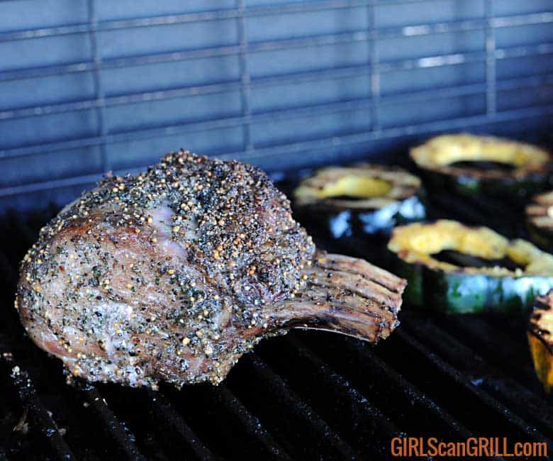 pork prime rib roast on grill