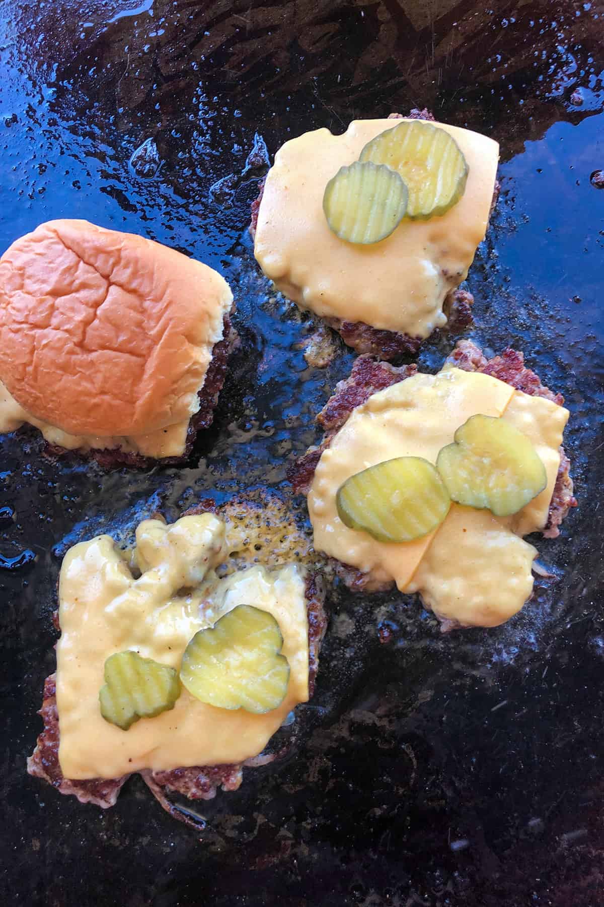 The Best Burger Recipe - Mustard Crusted Cheeseburgers