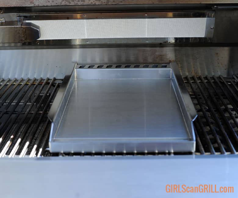 aspire griddle plate on grill