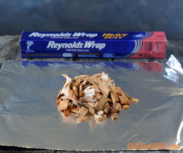 Smoking with a Wood Chip Foil Pouch Girls Can Grill