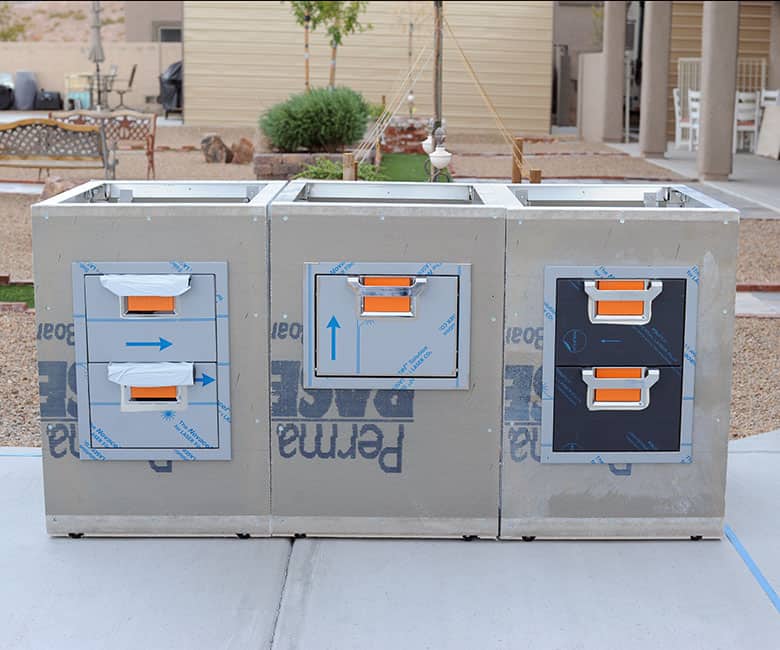 Build An Outdoor Kitchen With Bbq Guys, How To Make Outdoor Cabinets