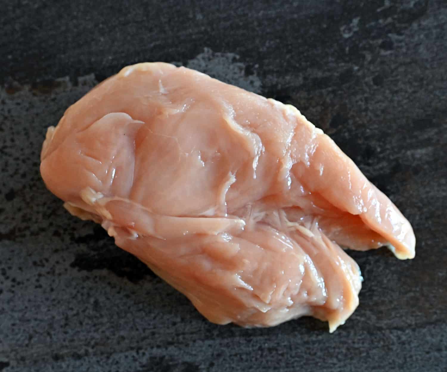 chicken breast, showing tender meat