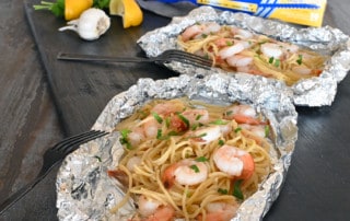 Grilled Shrimp Scampi Foil Packet
