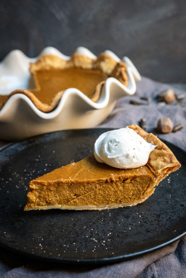 Hickory Smoked Pumpkin Pie.