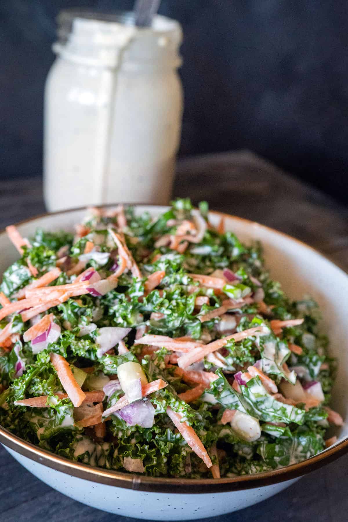 Alabama White Sauce Kale Slaw
