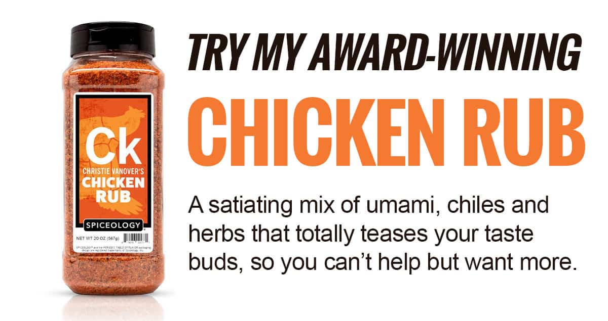 Try my award-winning chicken rub.