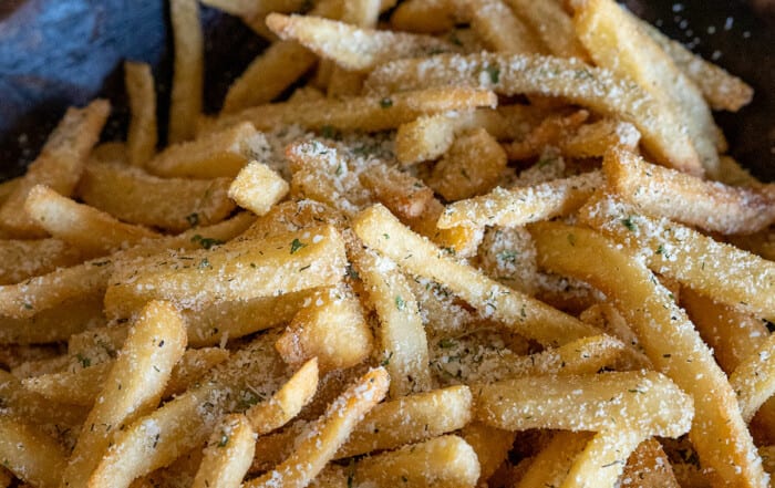 close up of Parmesan Ranch Fries.