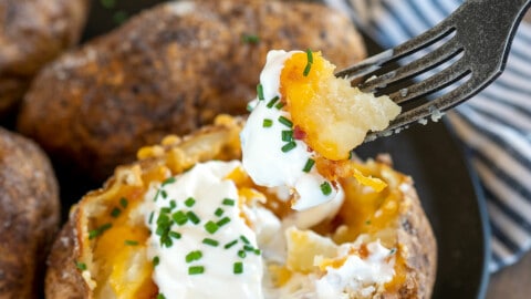 Baked Potatoes on a Ninja Grill - Girls Can Grill