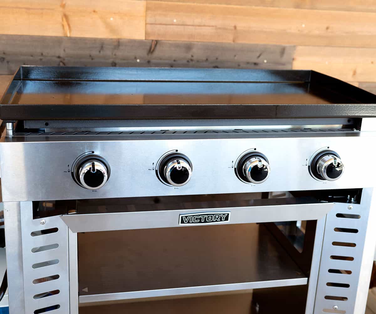 the Victory 4-burner Gas Griddle from BBQ Guys.