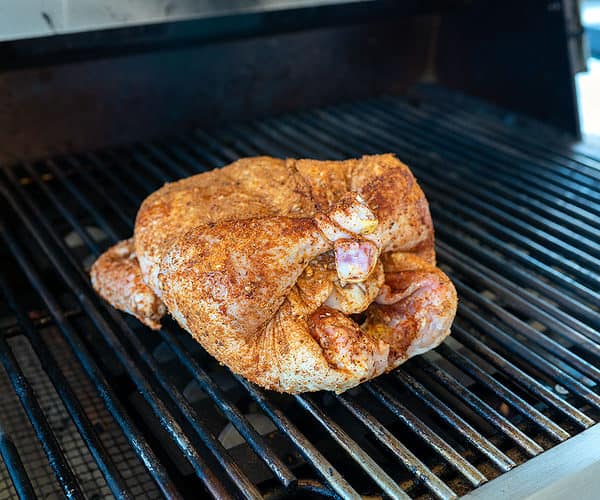 how do i cook a whole chicken on the grill