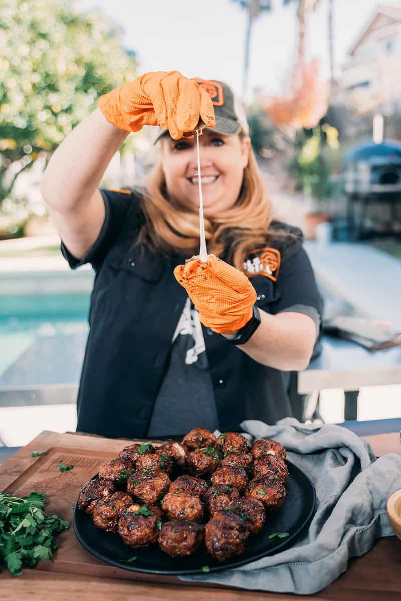 Cheese Stuffed Meatballs Girls Can Grill