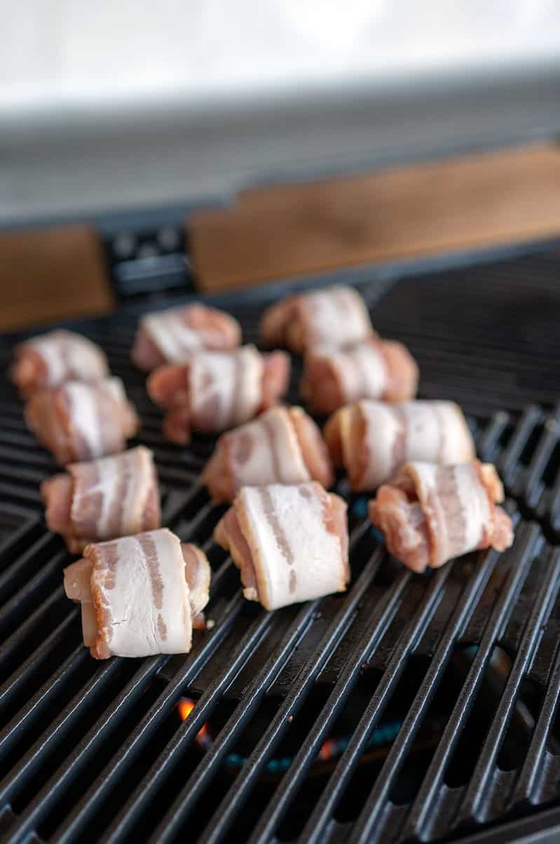 Bacon Wrapped Chicken Thighs - Girls Can Grill