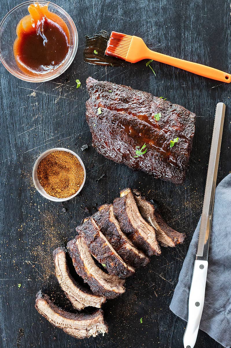 Baby Back Ribs on a Ninja Woodfire Grill - Girls Can Grill