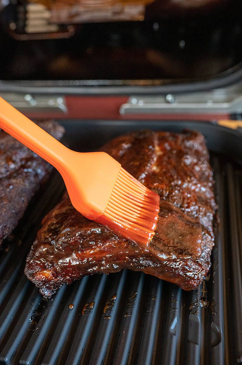 Baby Back Ribs on a Ninja Woodfire Grill Girls Can Grill