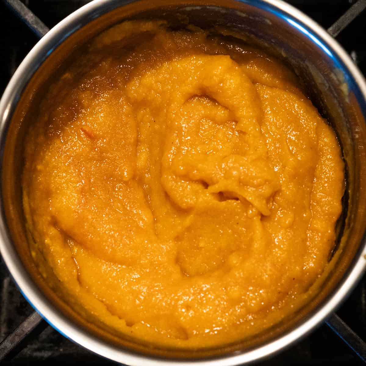Pumpkin butter simmering.