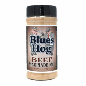 bottle of blues hog beef marinade mix.
