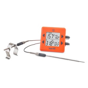Orange Thermoworks Square Dot thermometer.