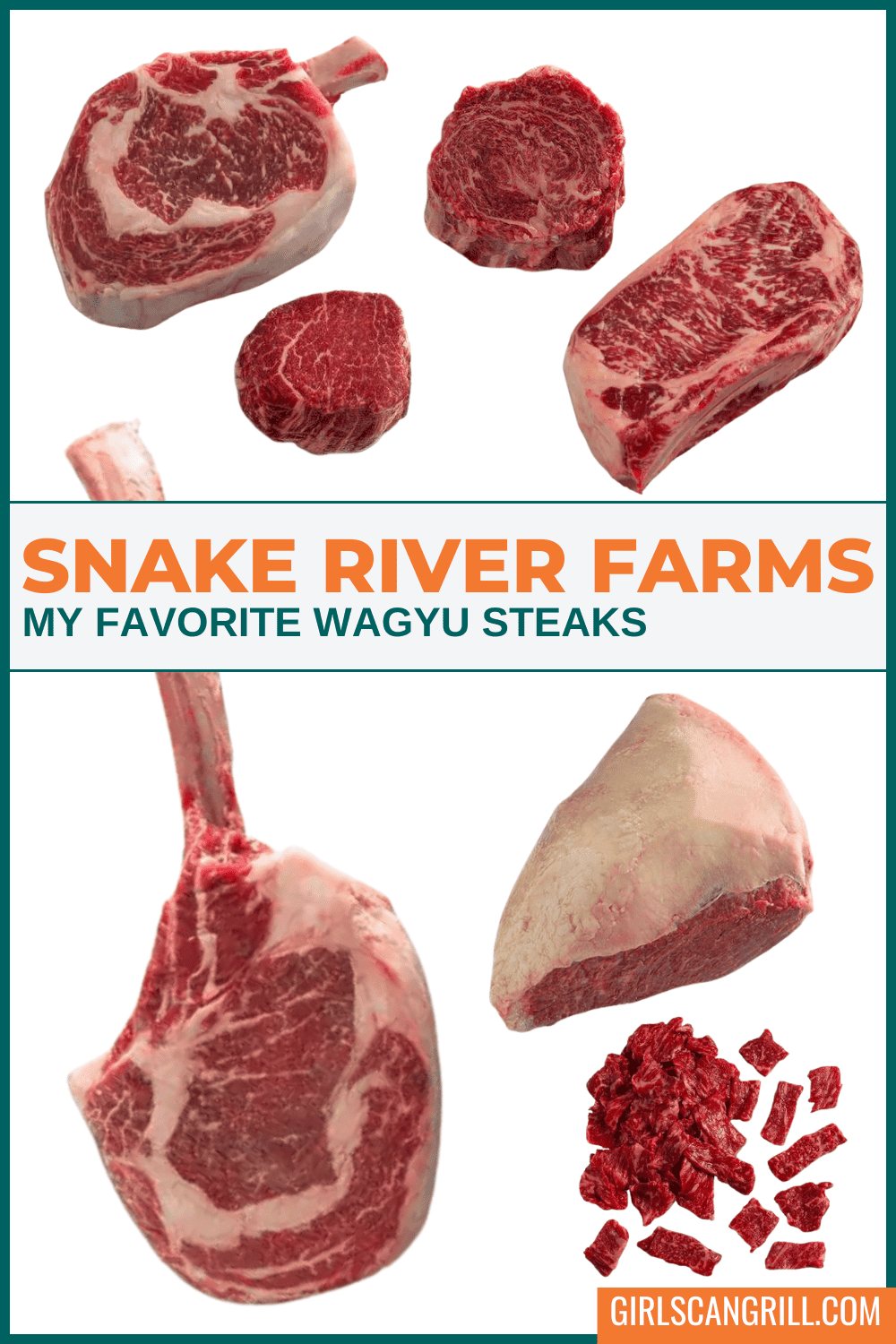 Snake River Farm steaks.