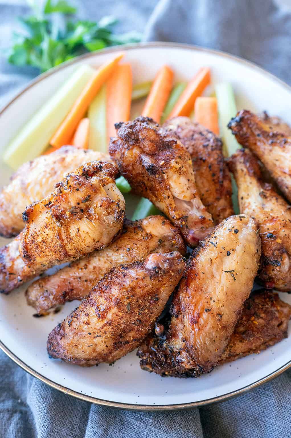 Chicken Wings on a Pellet Grill - Girls Can Grill