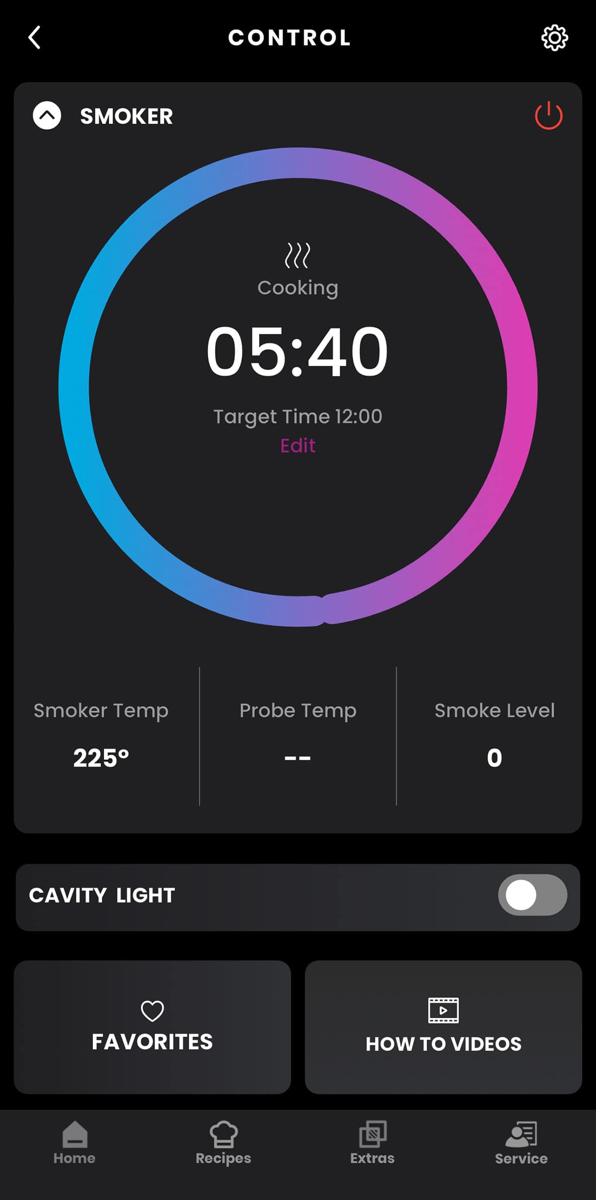 GE Indoor Smoker app.