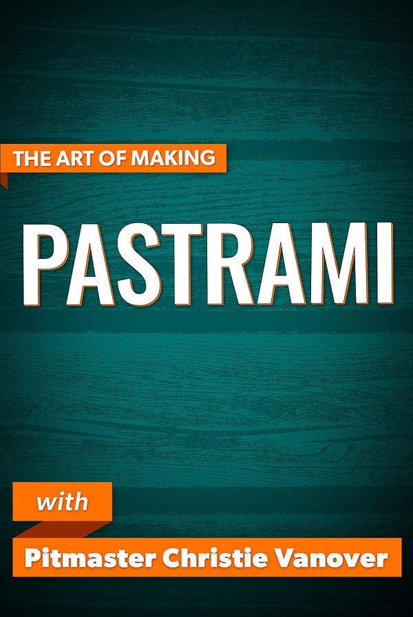 The art of making pastrami.