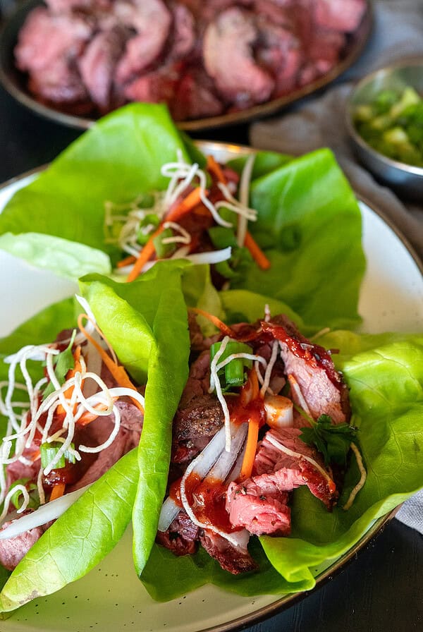 Beef Lettuce Wraps.