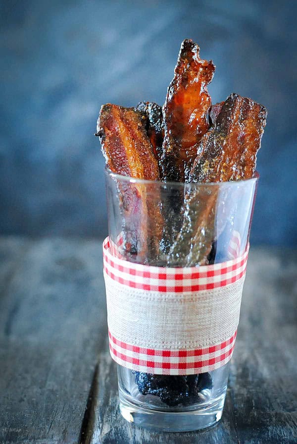 candied bacon.