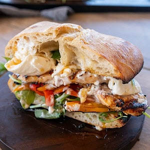 Grilled Chicken Sandwich.
