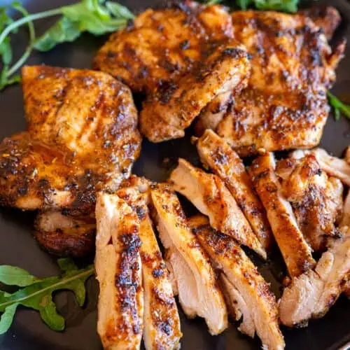 Cooked lean chicken breast