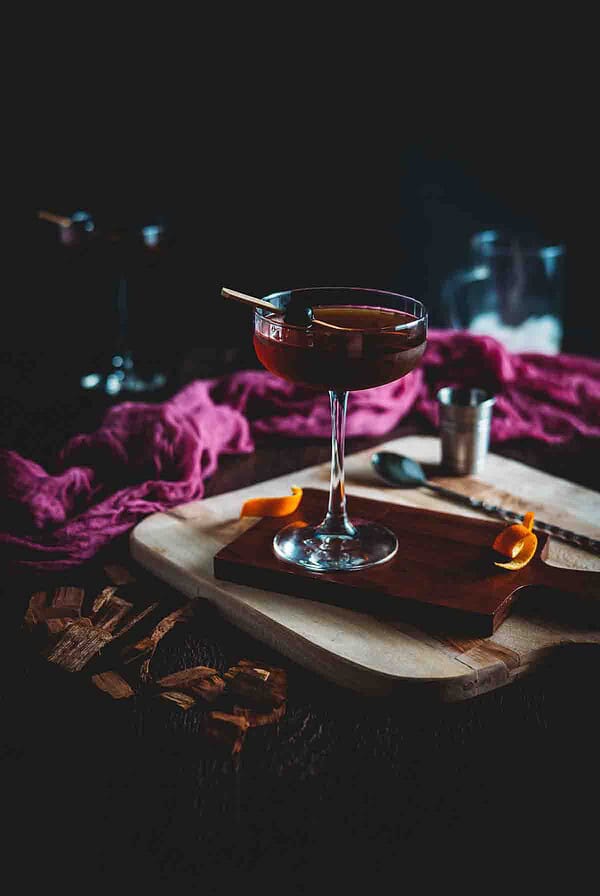 Smoked Manhattan Recipe.