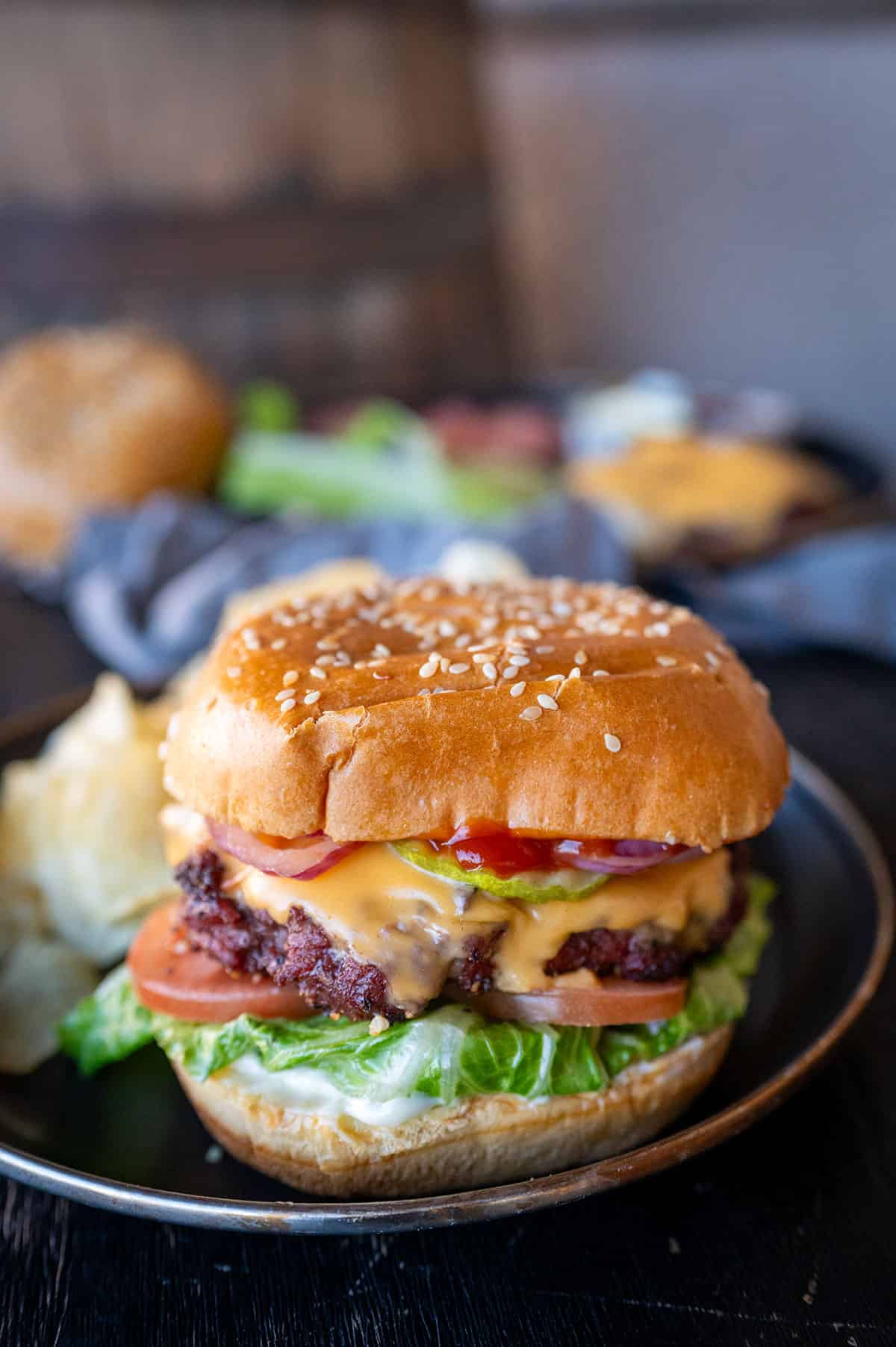 Grilled Burger.