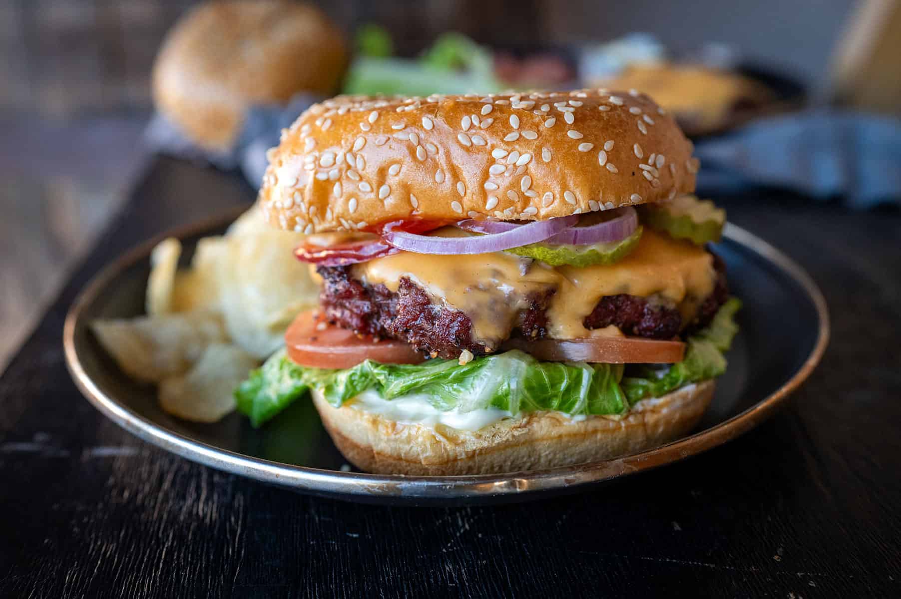 Grilled Burger.