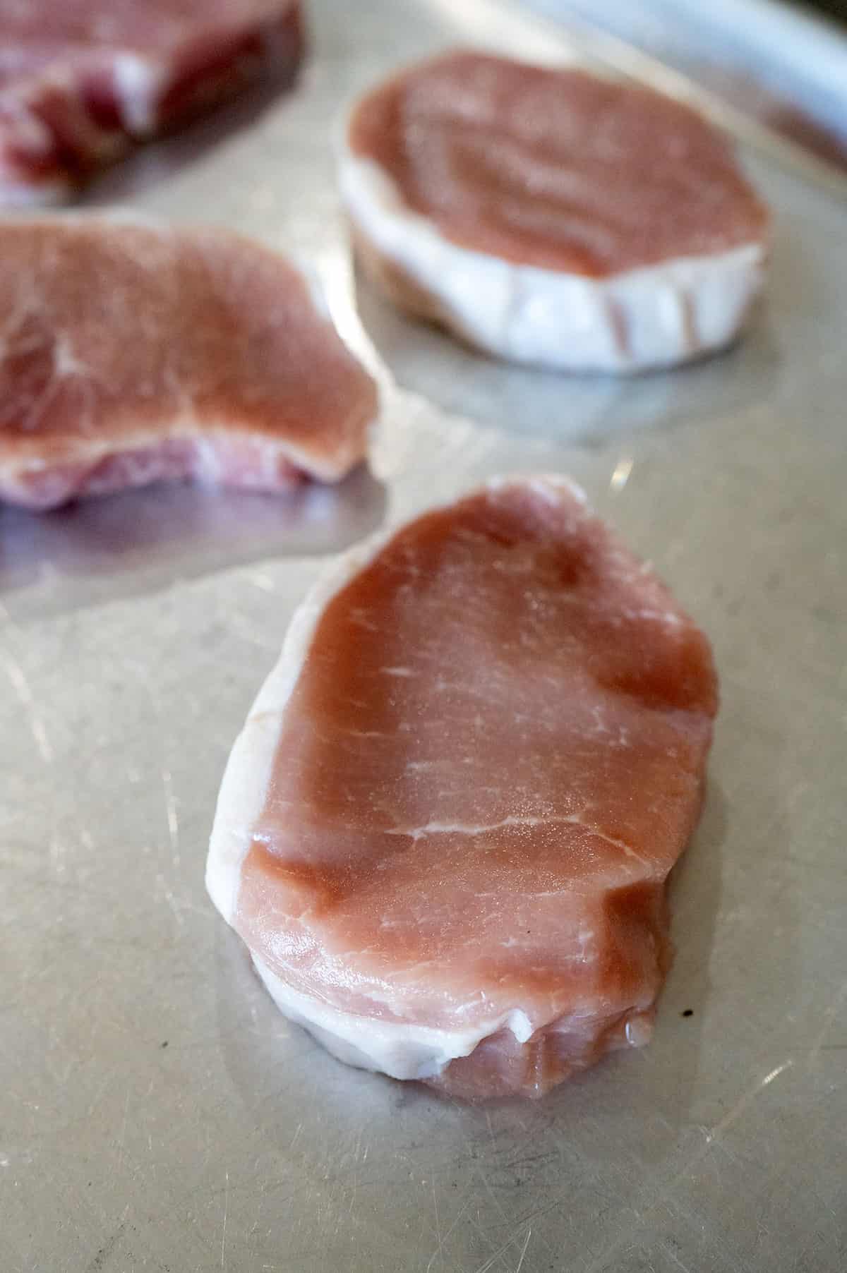 boneless pork chop.