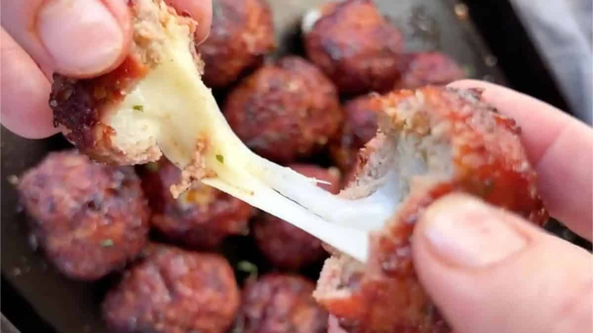 Cheese Stuffed Meatballs