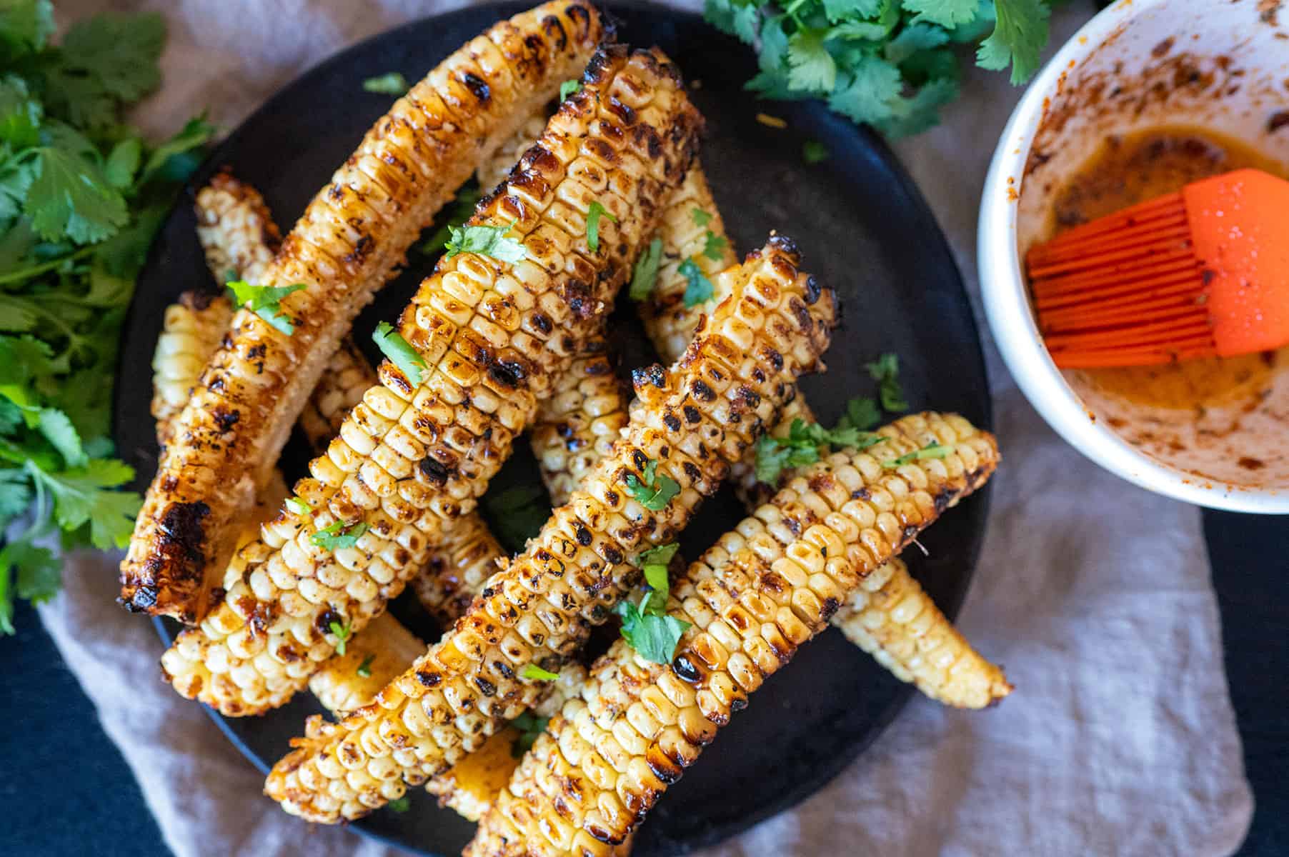 Grilled Corn Ribs